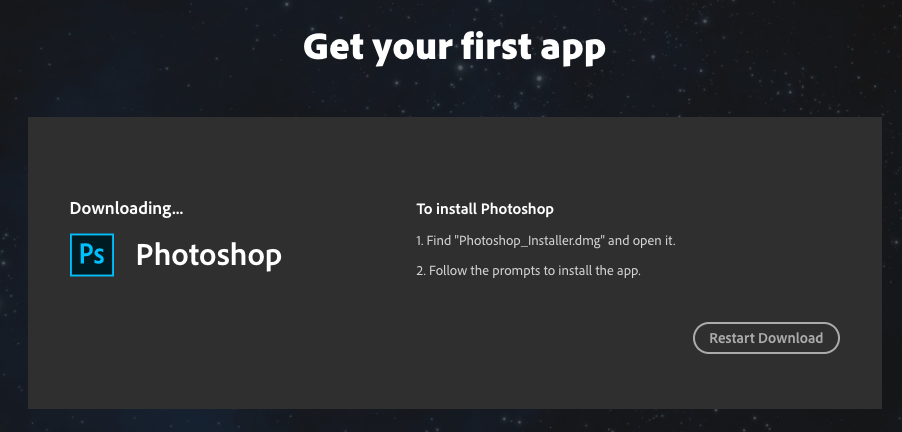 photoshop installer dmg